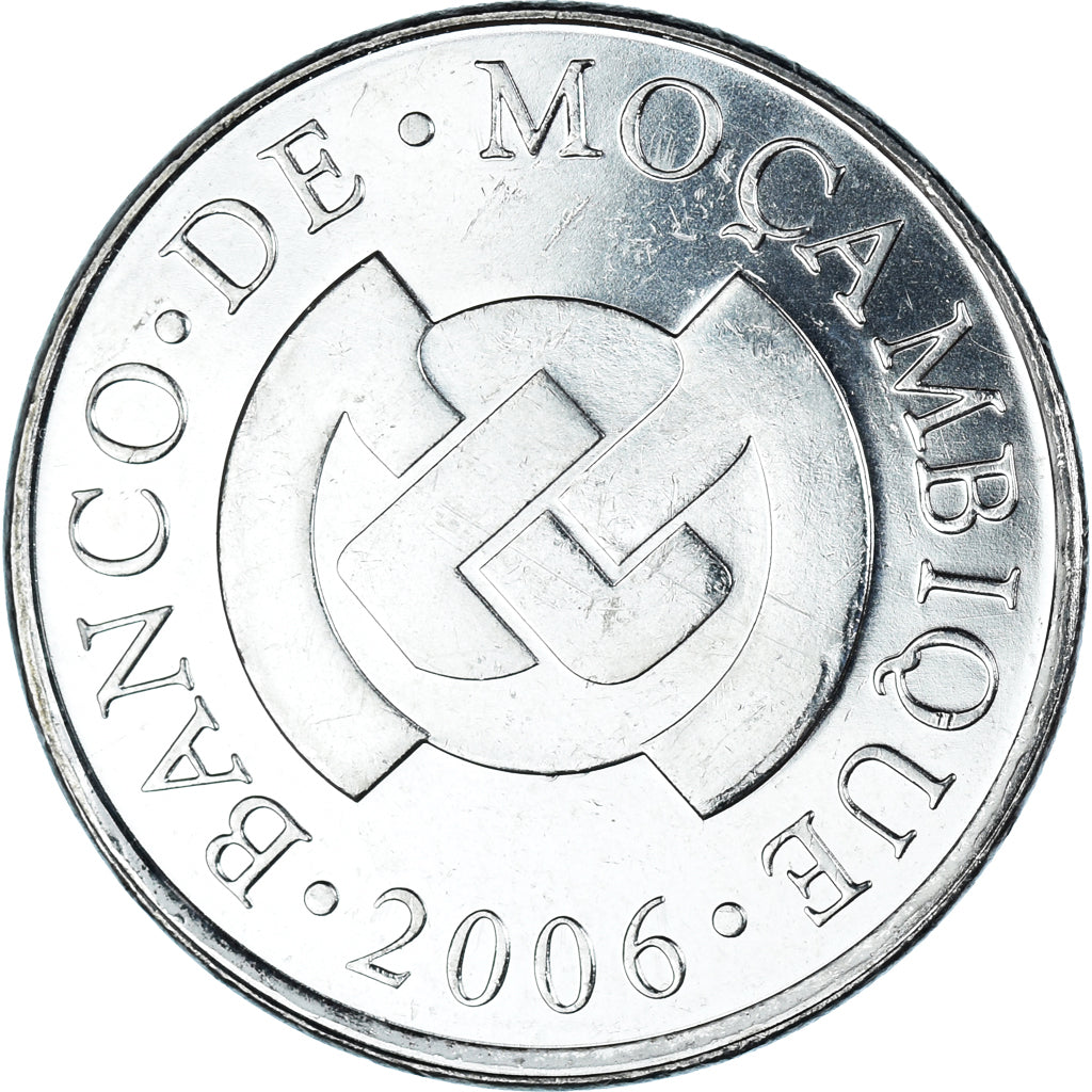 Munten, Mozambique, 5 Meticais, 2006, FDC, Nickel plated steel, KM:139