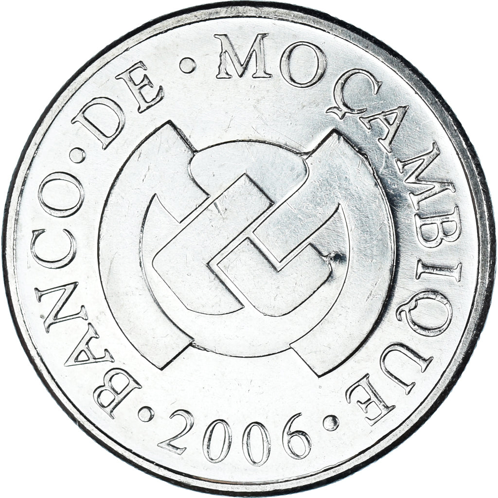 Moneda, Mozambique, 2 Meticais, 2006, FDC, Níquel chapado en acero, KM:138