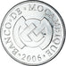 Moneda, Mozambique, 2 Meticais, 2006, FDC, Níquel chapado en acero, KM:138