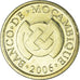 Coin, Mozambique, 20 Centavos, 2006, MS(63), Brass plated steel, KM:135