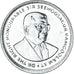 Moeda, Maurícia, 20 Cents, 1999, MS(65-70), Acier plaqué nickel, KM:53