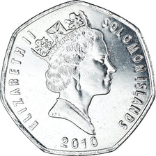 Monnaie, Îles Salomon, Dollar, 2010, SPL, Nickel plaqué acier, KM:72a