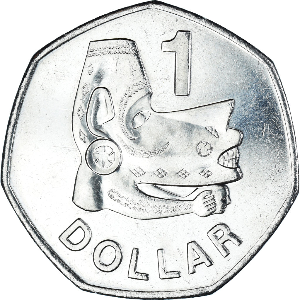 Monnaie, Îles Salomon, Dollar, 2010, SPL, Nickel plaqué acier, KM:72a