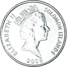 Monnaie, Îles Salomon, 5 Cents, 2005, SPL, Nickel plaqué acier, KM:26a