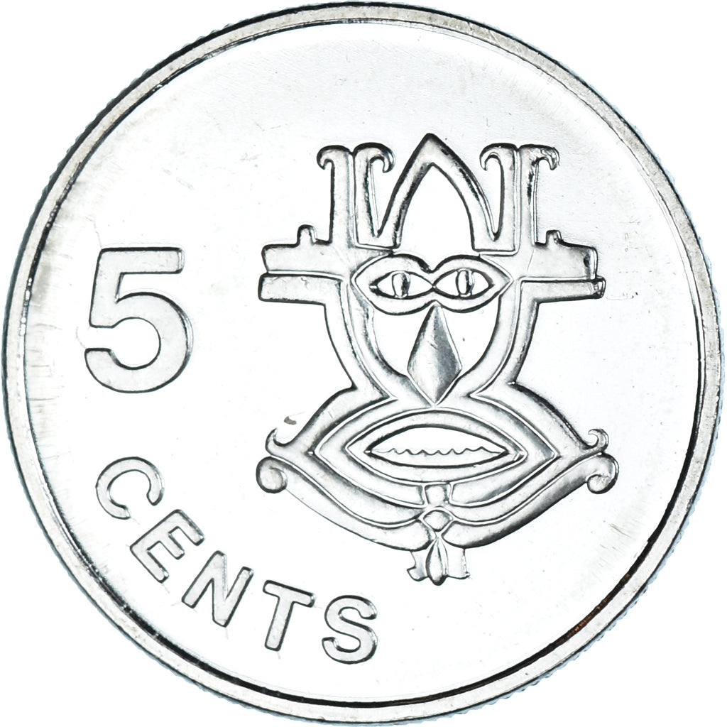 Monnaie, Îles Salomon, 5 Cents, 2005, SPL, Nickel plaqué acier, KM:26a