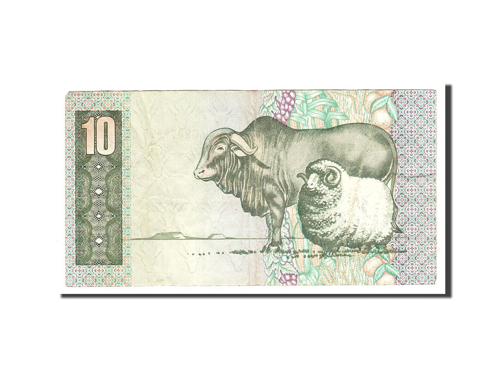South Africa, 10 Rand, 1990, Undated, KM:120e, EF(40-45)