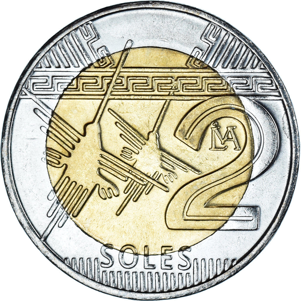 Moneda, Perú, 2 Soles, 2017, SC, Bimetálico, KM:401