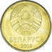 Münze, Belarus, 50 Kopeks, 2009, UNZ, Copper-Brass plated Steel, KM:566