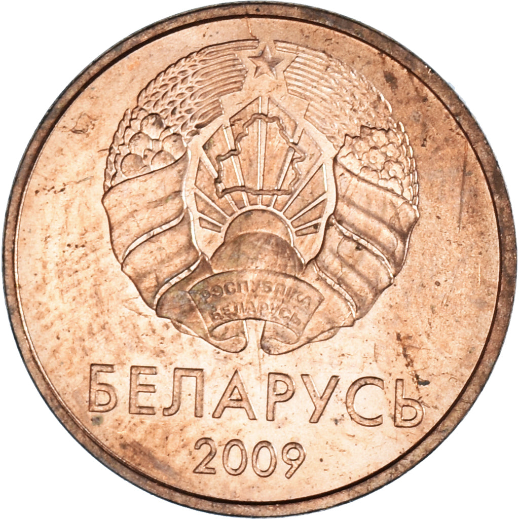 Moneta, Bielorussia, 1 Kopek, 2009, SPL, Acciaio placcato rame, KM:561