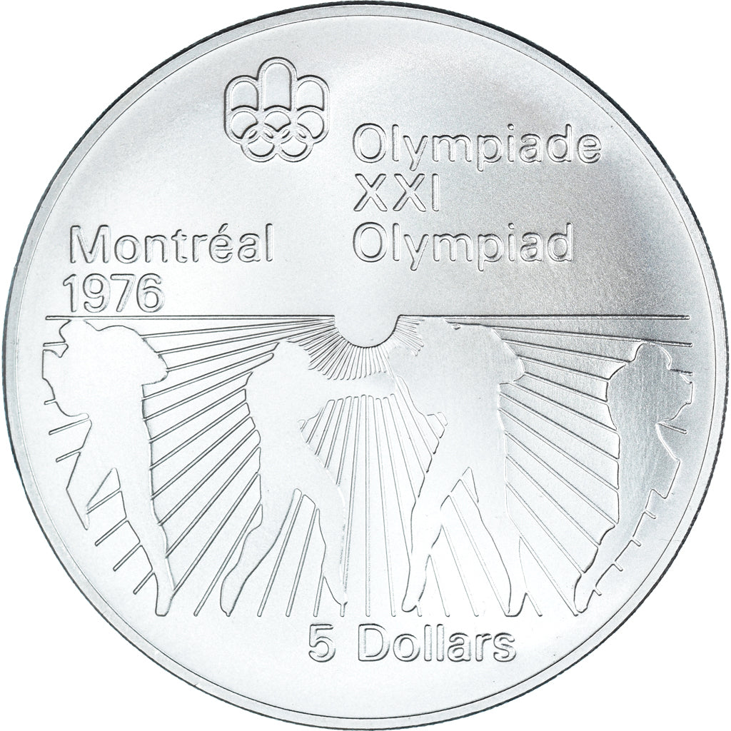 Coin, Canada, Elizabeth II, 1976 Olympics - Boxing, 5 Dollars, 1976, Royal