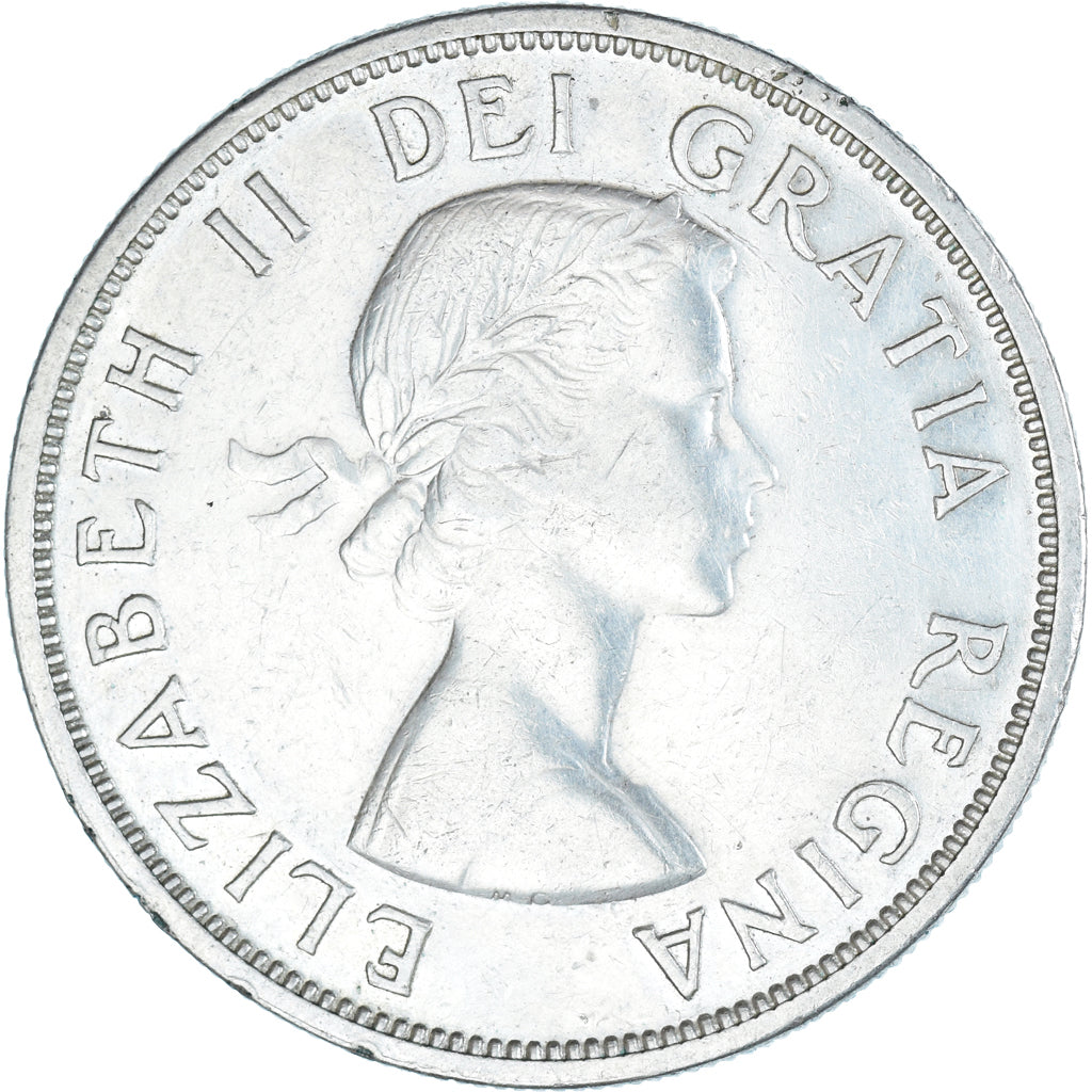 Monnaie, Canada, Elizabeth II, Dollar, 1958, Royal Canadian Mint, Ottawa, TTB