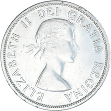 Monnaie, Canada, Elizabeth II, Dollar, 1958, Royal Canadian Mint, Ottawa, TTB
