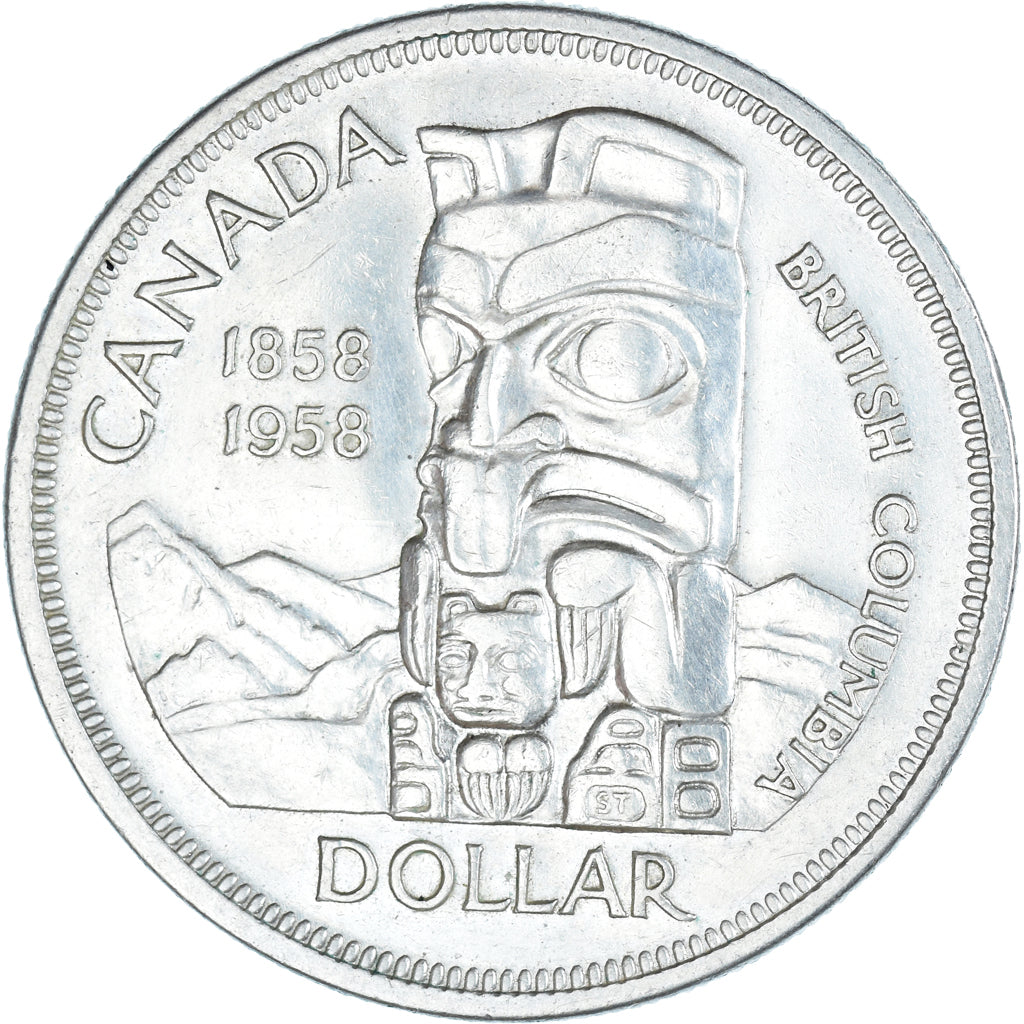 Monnaie, Canada, Elizabeth II, Dollar, 1958, Royal Canadian Mint, Ottawa, TTB