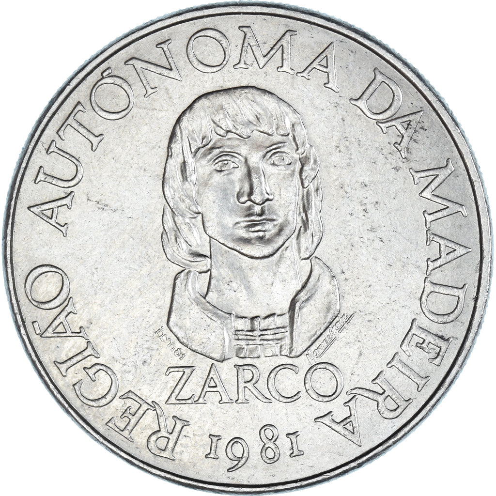 Monnaie, Madère, 100 Escudos, 1981, TTB+, Cupro-nickel, KM:5