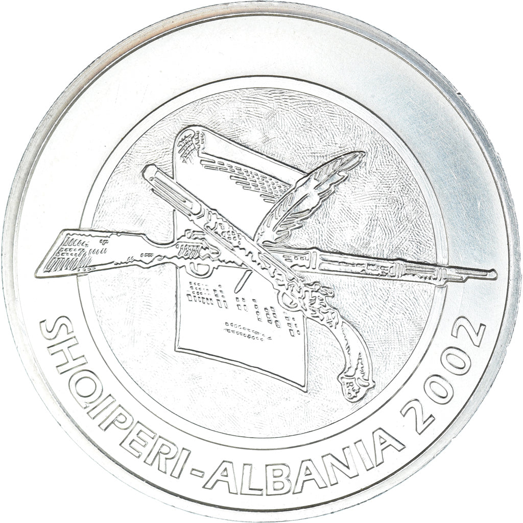 Monnaie, Albanie, 100 Lekë, 2002, Kremnica, Albania's Declaration of