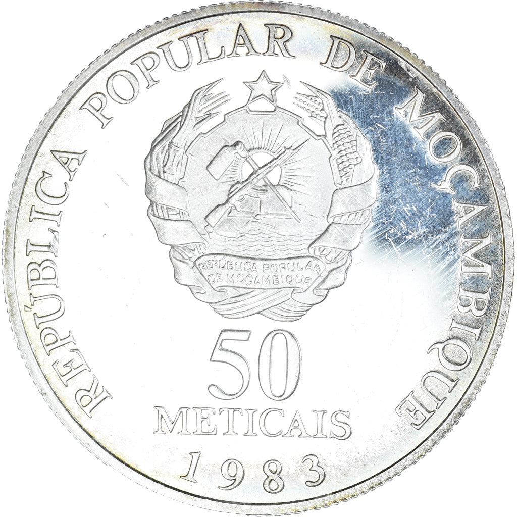 Moeda, Moçambique, 50 Meticais, 1983, World Fisheries Conference.BE, AU(50-53)
