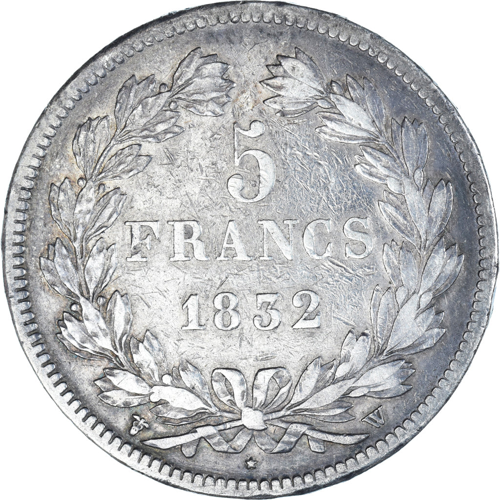 Monnaie, France, Louis-Philippe, 5 Francs, 1832, Lille, TB+, Argent
