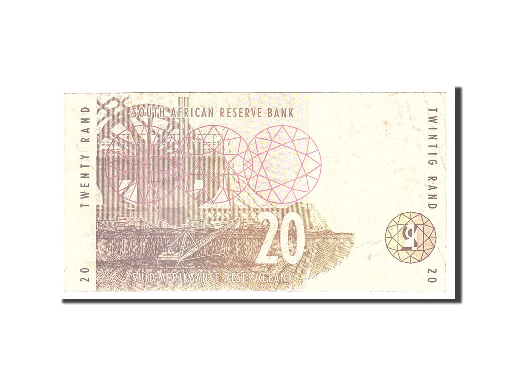 South Africa, 20 Rand, 1993, Undated, KM:124a, EF(40-45)