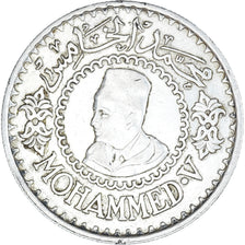 Moneta, Marocco, Mohammed V, 500 Francs, 1956, Paris, SPL-, Argento, KM:54