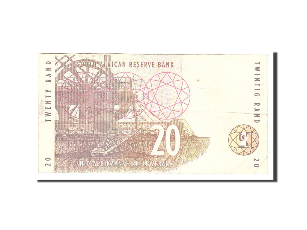 South Africa, 20 Rand, 1993, Undated, KM:124a, EF(40-45)