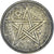 Moeda, Marrocos, Mohammed V, 2 Francs, 1945, Paris, AU(50-53), Alumínio-Bronze