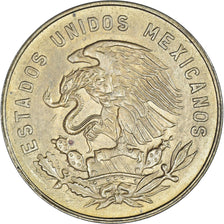 Moneda, México, 5 Centavos, 1965, Mexico City, MBC+, Latón, KM:426