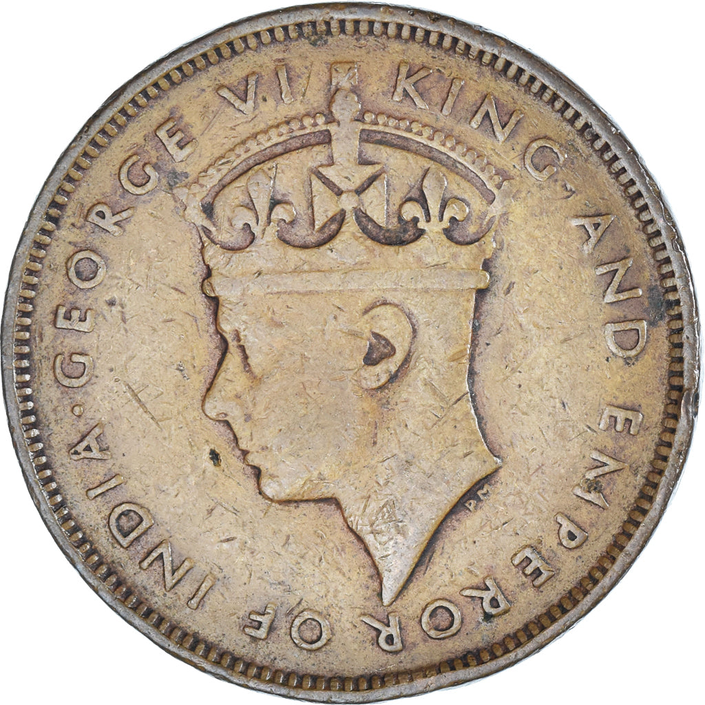 Münze, Mauritius, George VI, 5 Cents, 1944, Pretoria, SS, Bronze, KM:20