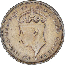 Münze, Mauritius, George VI, 5 Cents, 1944, Pretoria, SS, Bronze, KM:20
