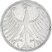 Coin, GERMANY - FEDERAL REPUBLIC, 5 Mark, 1960, Hamburg, EF(40-45), Silver