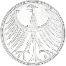 Coin, GERMANY - FEDERAL REPUBLIC, 5 Mark, 1965, Munich, EF(40-45), Silver