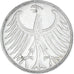 Coin, GERMANY - FEDERAL REPUBLIC, 5 Mark, 1957, Karlsruhe, EF(40-45), Silver