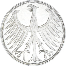 Monnaie, République fédérale allemande, 5 Mark, 1963, Karlsruhe, TTB, Argent
