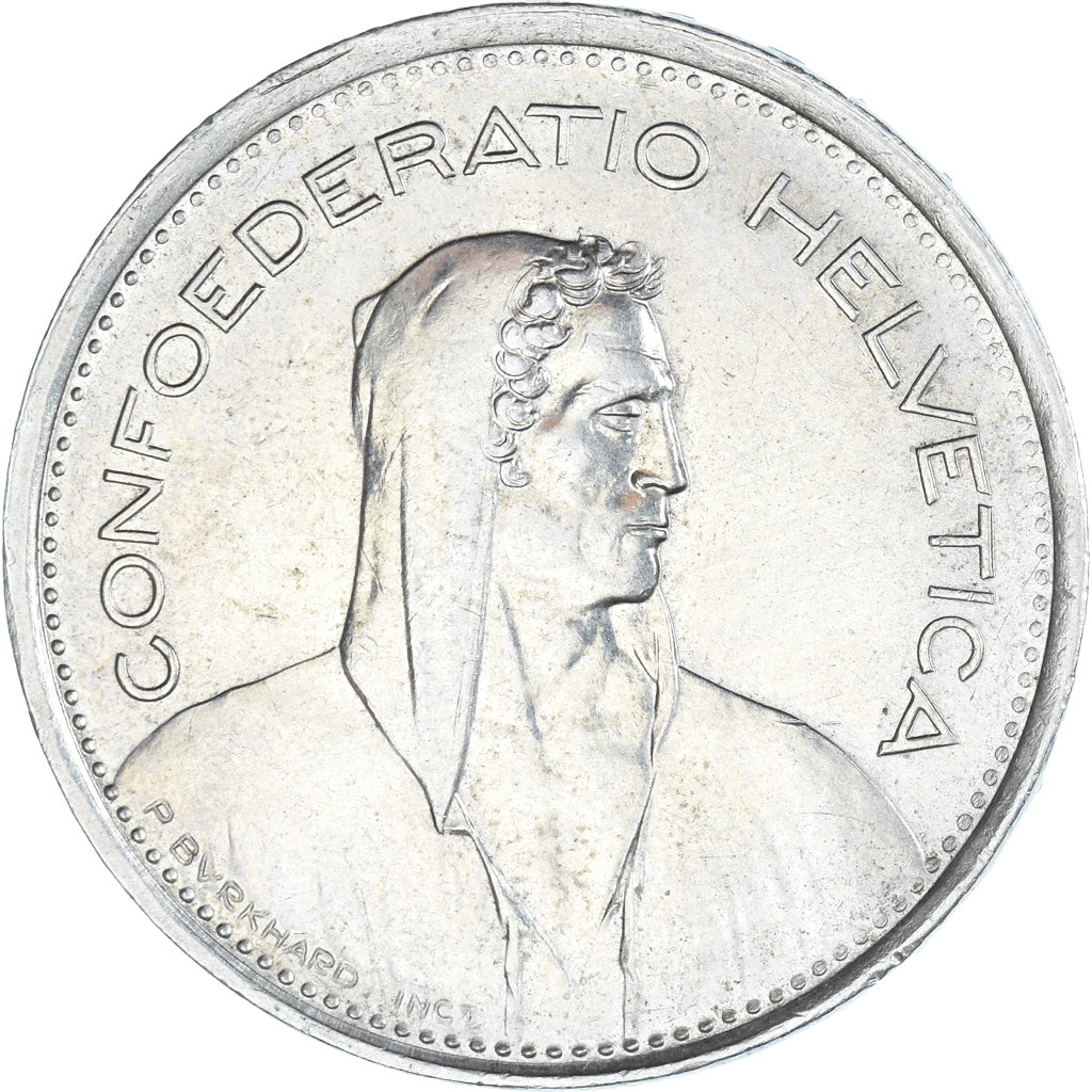 Moneta, Svizzera, 5 Francs, 1968, Bern, BB, Rame-nichel, KM:40a.1