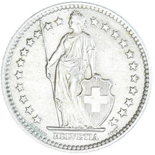 Coin, Switzerland, 2 Francs, 1963, Bern, AU(50-53), Silver, KM:21