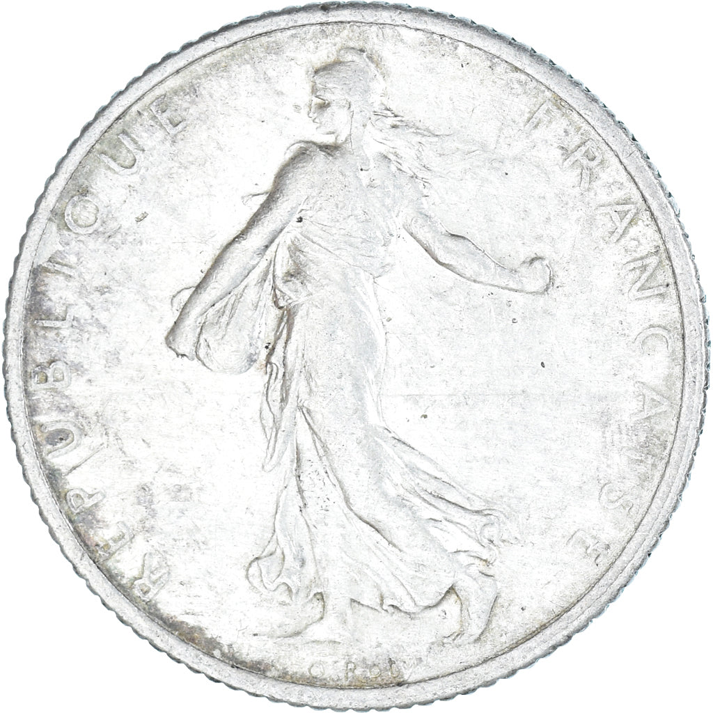 Coin, France, Semeuse, Franc, 1914, Paris, 1 Franc, EF(40-45), Silver, KM:844.1