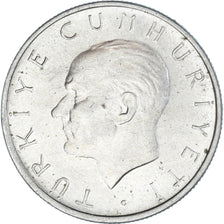 Coin, Turkey, Lira, 1957, EF(40-45), Copper-nickel, KM:889