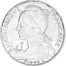 Moneta, Réunion, 100 Francs, 1964, BB, Nichel, KM:13