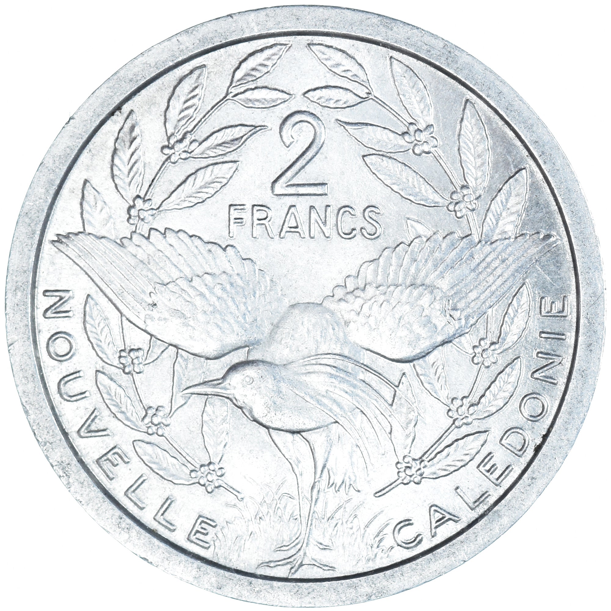 Coin, New Caledonia, 2 Francs, 1949, Paris, MS(63), Aluminum, KM:9