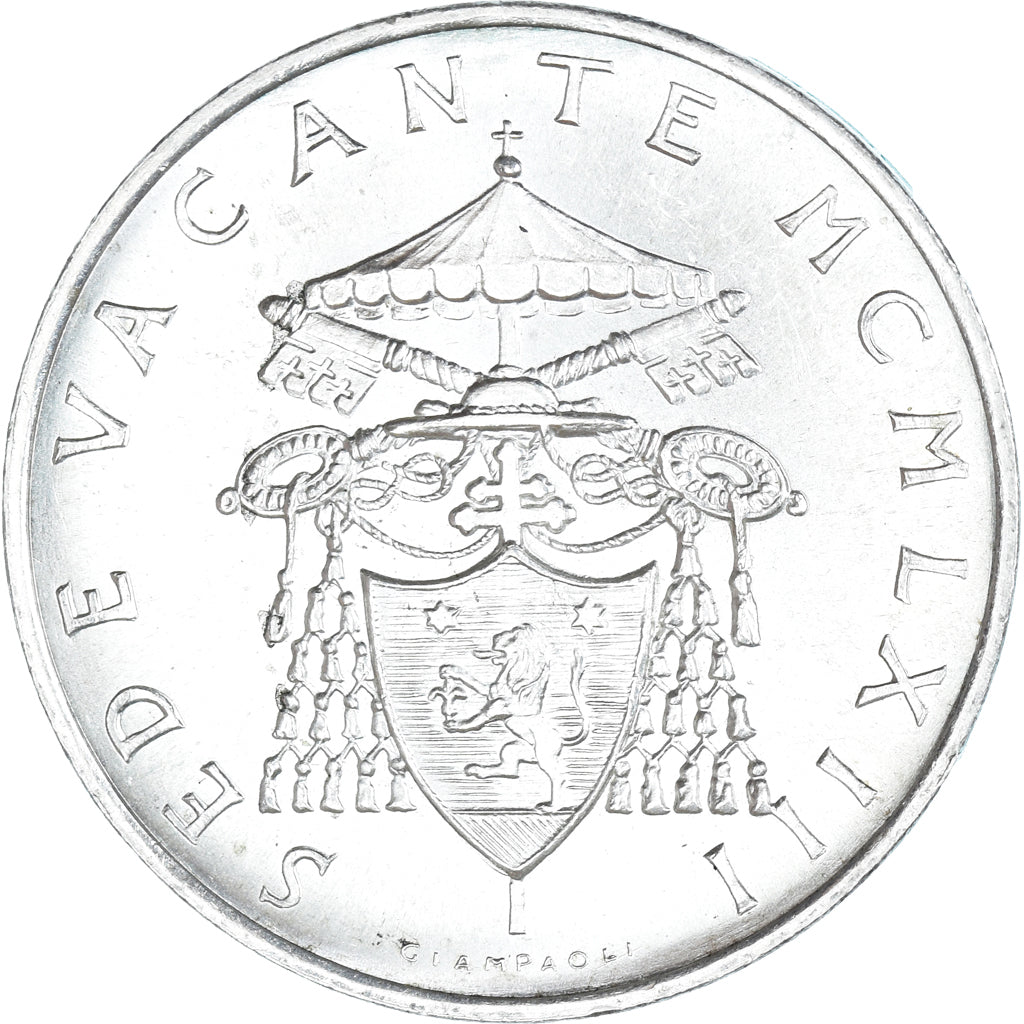 Moneta, CITTÀ DEL VATICANO, Sede Vacante, 500 Lire, 1963, Roma, SPL, Argento