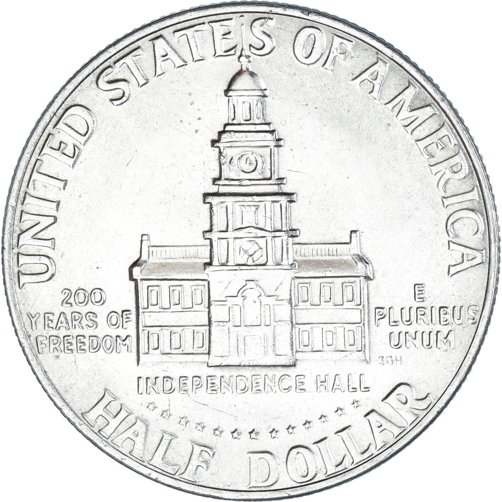 Münze, Vereinigte Staaten, Kennedy Half Dollar, Half Dollar, 1976, U.S. Mint