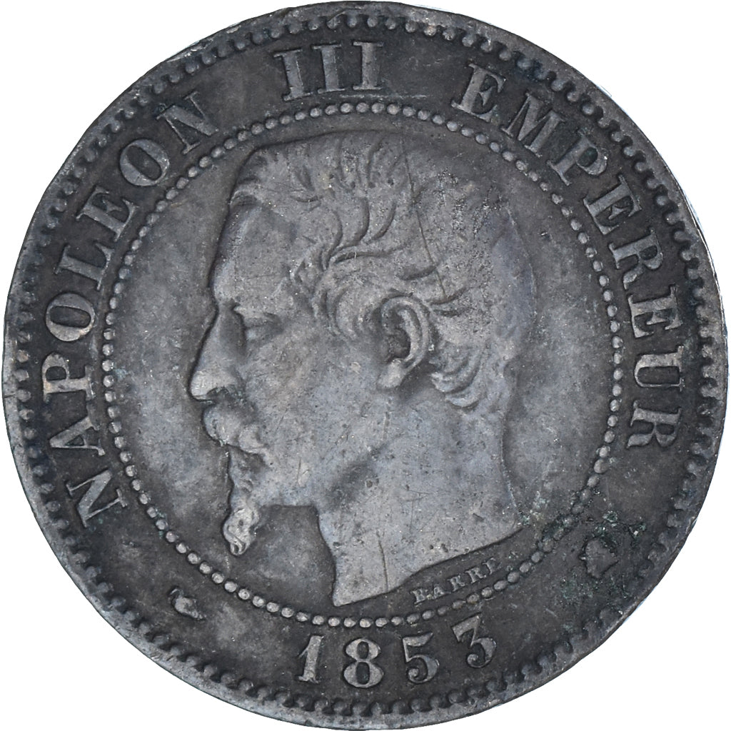 Moneta, Francja, Napoleon III, Napoléon III, 2 Centimes, 1853, Bordeaux