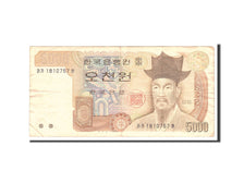 South Korea, 5000 Won, 1983, Undated, KM:48, EF(40-45)