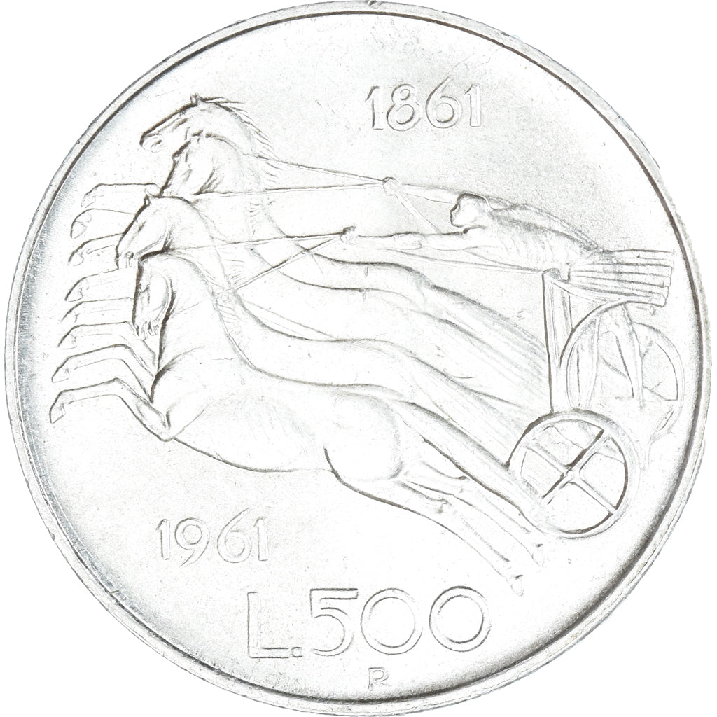 Münze, Italien, 500 Lire, 1961, Rome, SS+, Silber, KM:99