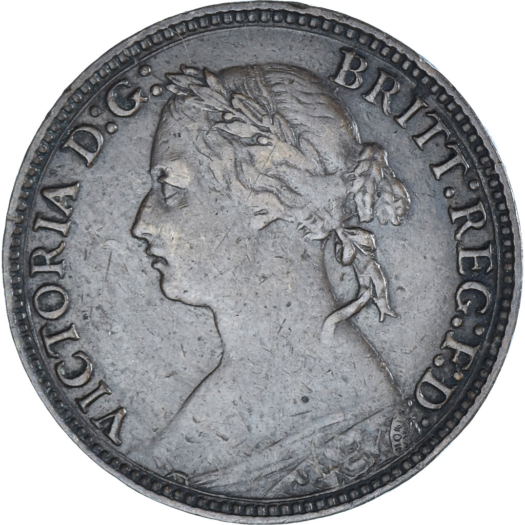 Münze, Großbritannien, Victoria, Farthing, 1874, SS, Bronze, KM:753