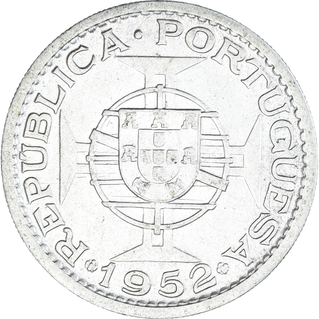 Monnaie, Guinée-Bissau, 20 Escudos, 1952, TTB+, Argent, KM:11