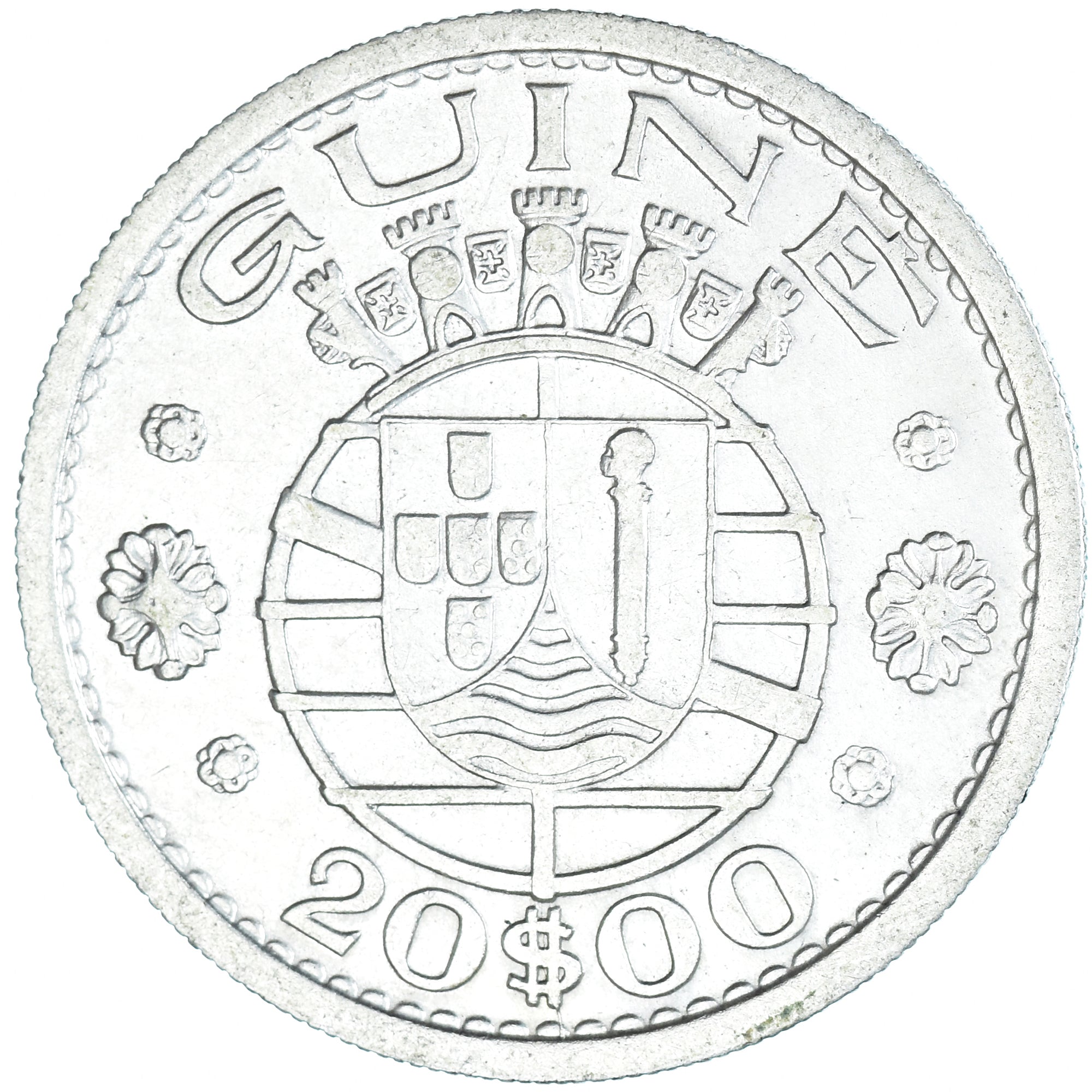Monnaie, Guinée-Bissau, 20 Escudos, 1952, TTB+, Argent, KM:11