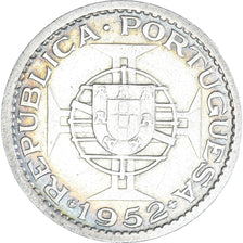 Moneda, Guinea-Bissau, 10 Escudos, 1952, MBC, Plata, KM:10