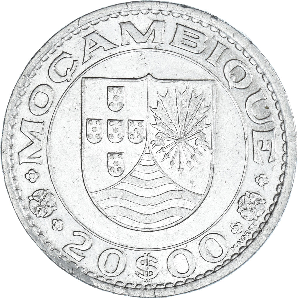 Monnaie, Mozambique, 20 Escudos, 1972, TTB+, Nickel, KM:87