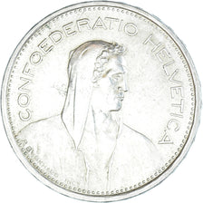 Coin, Switzerland, 5 Francs, 1966, Bern, EF(40-45), Silver, KM:40
