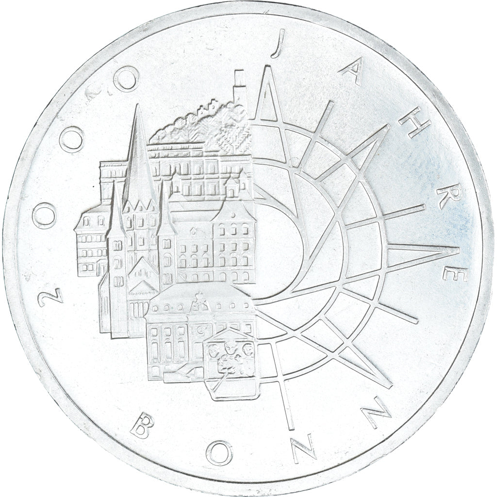 Moeda, ALEMANHA - REPÚBLICA FEDERAL, 10 Mark, 1989, Munich, Germany, MS(63)